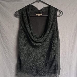 🧡𝅺PRONTOMODA Giusy Leopard Print Silk Blouse